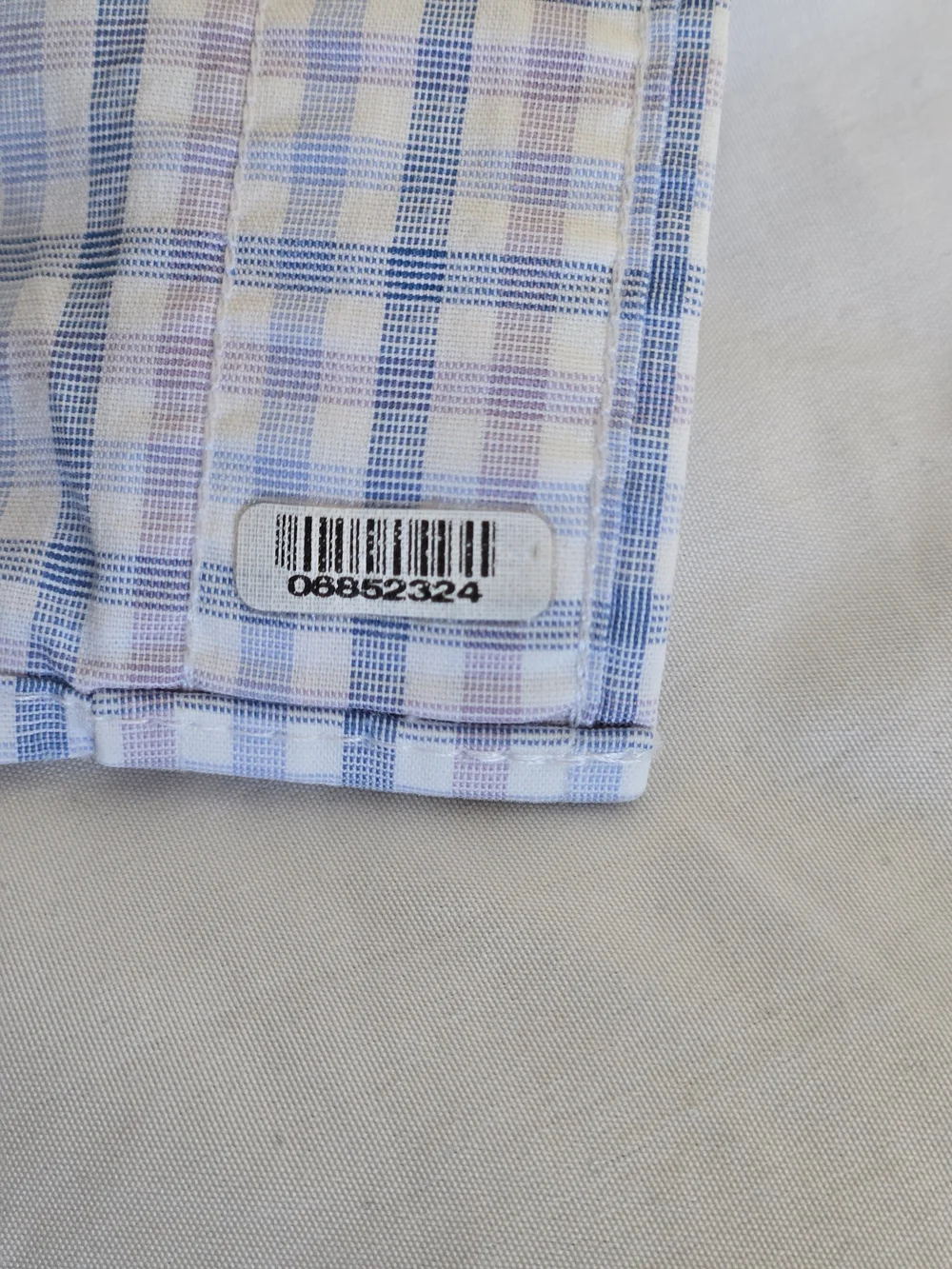 J. Crew Men's Blue, Purple/Pink & White Windowpane Dress Shirt